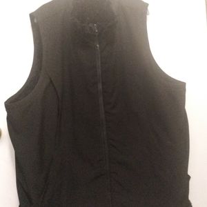 Black reversible vest